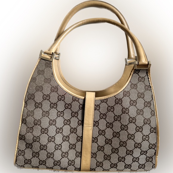 AUTHENTIC VINTAGE GUCCI JACKIE SHOULDER PURSE - Picture 2 of 6